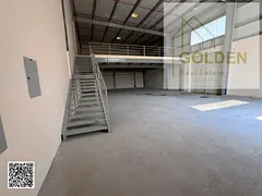 Warehouse for Rent with 23 kW Power, Two Entrances, and a Spacious Front Yard on a Main Road