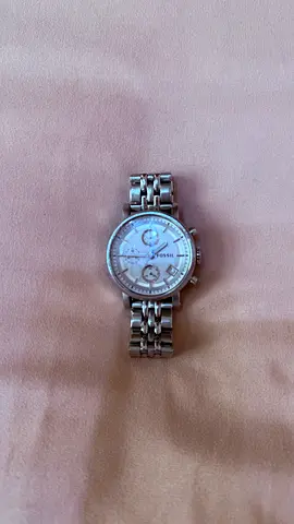 Fossil stainless steel women's chronograph watch