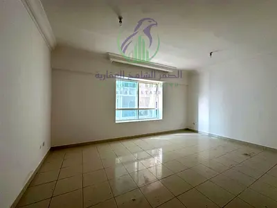 Spacious 1-bedroom apartment in Al Majaz 2, Sharjah, with a master bedroom, balcony, 2 bathrooms, built-in wardrobes and free gym access.
