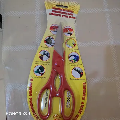Multi-function Kitchen Scissors (Stainless Steel) - New