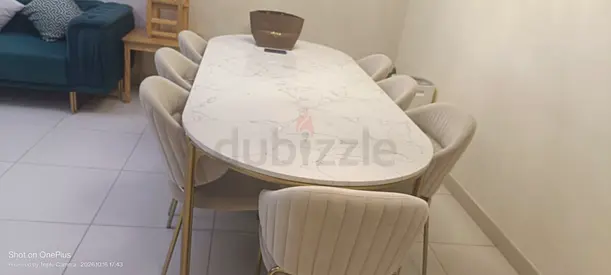 8 upholstered chairs - excellent condition