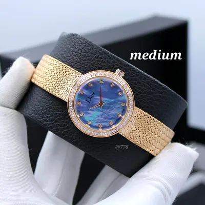 Dior ladies gold-tone wristwatch