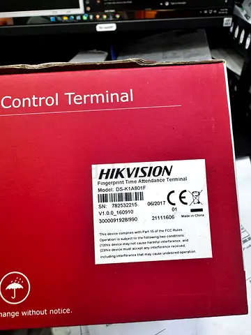 Hikvision biometric fingerprint time attendance terminal