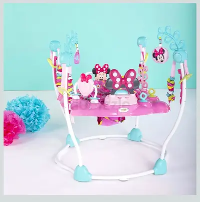 Baby Jumper/Activity Seat with Toys (Pink) - Good Condition