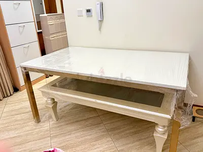 Aesthetic dining table and coffee table for throwaway price