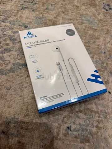Hicel Lightning Earphones with Mic - Brand New in Box