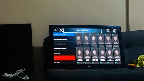 LG 43-inch TV - Good Working Condition with android box and Netflix