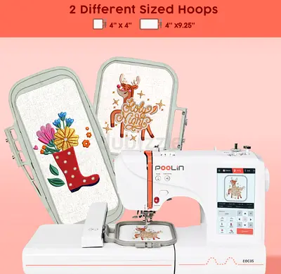 🧵 FOR SALE: POOLIN EOC05 Embroidery Machine + Complete Set of Embroidery Threads