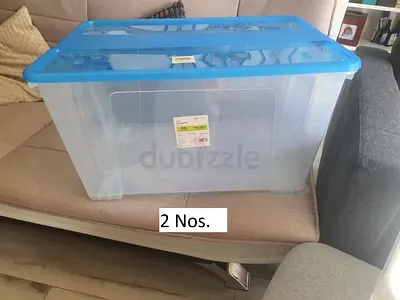 Multi-purpose Storage Containers with lids - Home Center - 4 Nos.