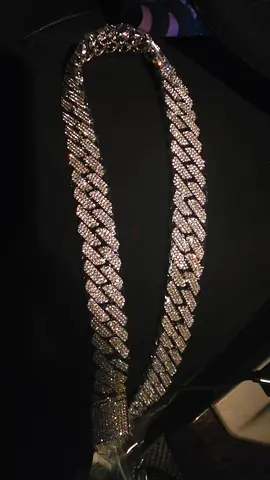 Premium Quality Men’s Rose Gold Moissanite Necklace 26 Inch Luxury Cuban Link Chain