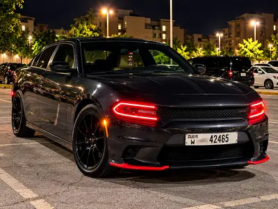 2016 Dodge Charger SXT | 3.6L V6 | Black | AED 25,000