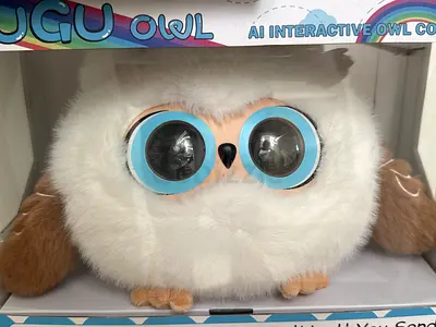Interactive Plush Owl Toy - AI Interactive Owl (New in Box). Over 60 languages
