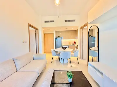 LUXURIOUS FULLY FURNISHED 2-BEDROOM APARTMENT | 604 SQFT | 2 BATHROOMS | BALCONY | FULLY EQUIPPED KITCHEN | AED 90,000 | AZIZI GARDEN APARTMENTS,DUBAI