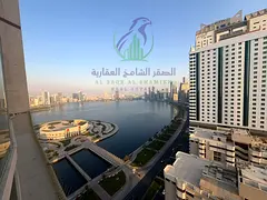 3-bedroom apartment with 4 bathrooms in Al Majaz 3,with sea view offering one month free, free AC an