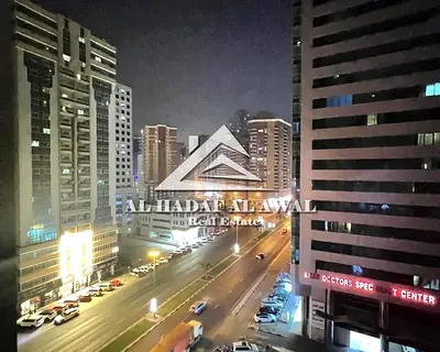 Available starting today: a one-bedroom apartment with a living room in Al Taawun, Tower Style.