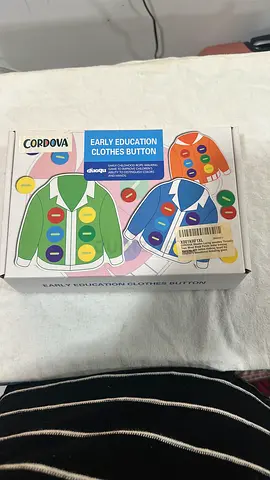 Cordova Early Education Clothes Buttoning Toy - Like New Early development learning Montessori