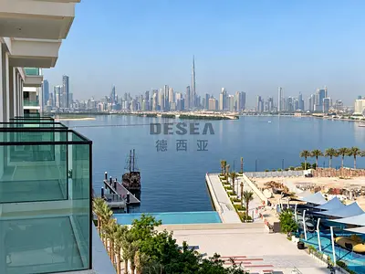 Brand New | Corner Unit | Burj Khalifa & Sea View