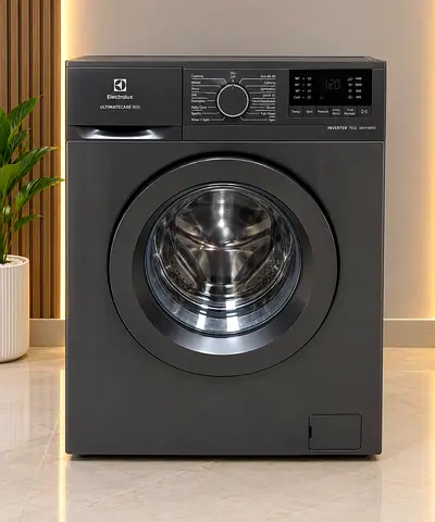 Electrolux Front Load Washing Machine - Dark Grey, Good Condition