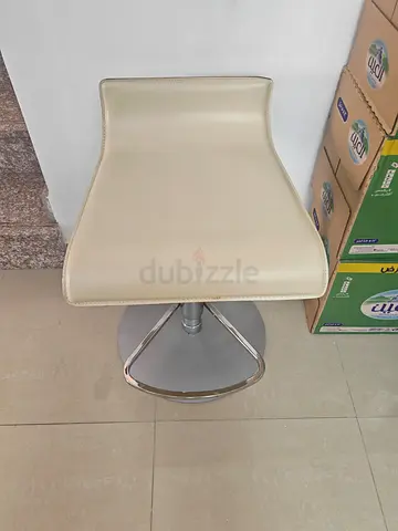 leather metal bar stool chair