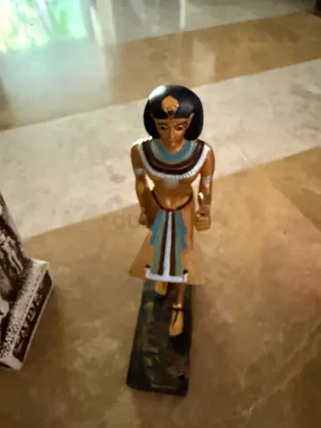 Collection of Egyptians statues
