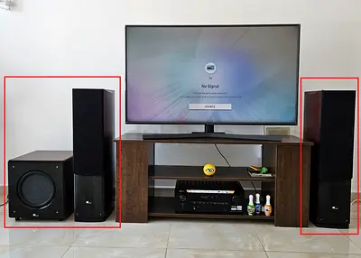 Tower Speakers + Subwoofer for sale