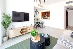 1 BR + STUDY, 2 BATH, FULLY FURNISHED, CHILLER FREE FACING SWIMMING POOL, 14th FLOOR MID LEVEL