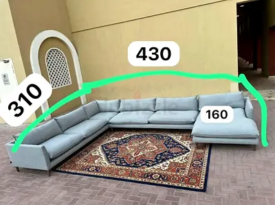 Top Quality 2xL Home Corner Ushape Sofa
