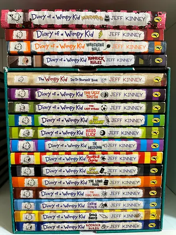 Diary of a Wimpy Kid Complete Paperback Collection (15 Books) by Jeff Kinney