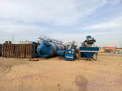 Cement Block Production Line QFT8-15 | Siemens PLC | 4 Months Use | Dismantled, Ready to Load