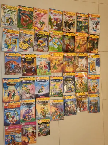 Collection of 40+ Geronimo Stilton Books - Good Condition
