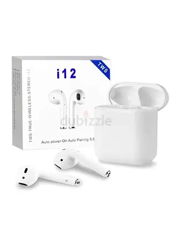 Brand New TWS i12 Wireless Earbud AED 12 Promo Offer
