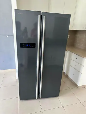 Panasonic fridge side by side freezer digital inverter like new condition