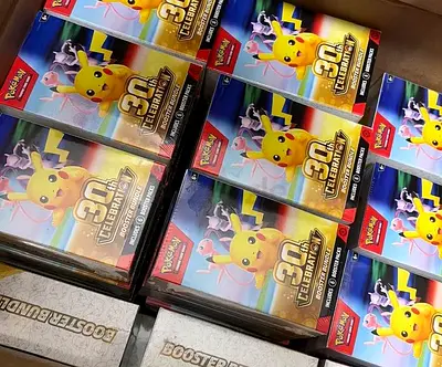sealed Pokémon 30th Anniversary Booster Packs - New 10 pcs