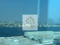 3 BHK sea view in Al Khor Towers Ajman: spacious hall, maid room, balcony, 4 baths, central AC, 4 ch