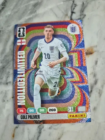 COLE PALMER LIMITED EDITION panini football cards