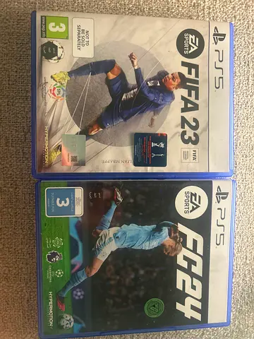 FIFA 23 & FC 24 PS5 Games - Two Physical Copies (Like New)