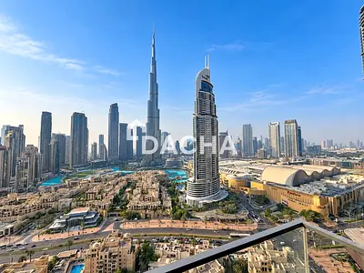 Full Burj Khalifa and Fountain View | Unfurnished