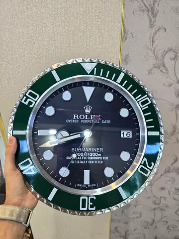 Rolex Submariner Wall Clock (Green Bezel) - Decorative Wall Clock All Over UAE Cash on delivery