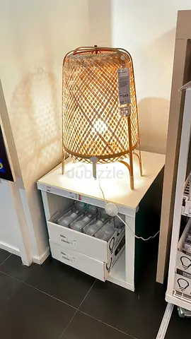 Bamboo floor lamp