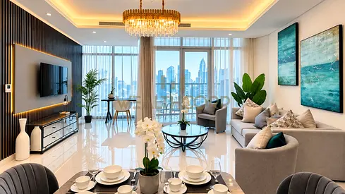 For rent | Vacant | High floor | Fully furnished | Flexible cheques