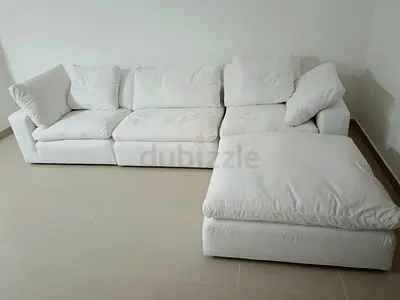 Marina home luscious sofa with ottoman