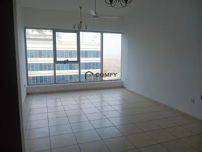 Corner 2BR Apartment | Skycourts Tower D | City & Road Views | Unfurnished Layout/WITHOUT BALCONY