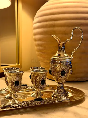Silver plated serving set