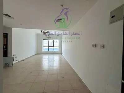 Spacious Al Mamzar 1-bedroom apartment with master bedroom, 2 bathrooms, balcony, free AC, and flexible payment in 4 or 6 instalments.