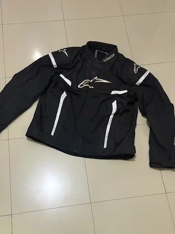 Alpinestars Black Motorcycle Riding Jacket - Size Unspecified, Good Condition. XL