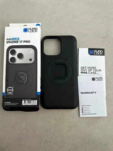 Quad Lock iPhone Mag Case with box and warranty (for iPhone 17 Pro)