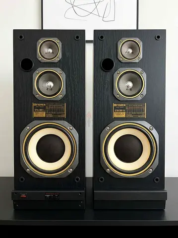 Fisher SA-381L Studio Active 3-Way Tower Speakers (Pair)