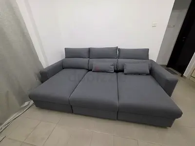 IKEA Esklstuna L shape Sofa Bed Dark Gray