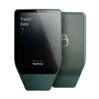 Trezor Safe 7 - Crypto Hardware Wallet with Bluetooth, Color Touchscreen