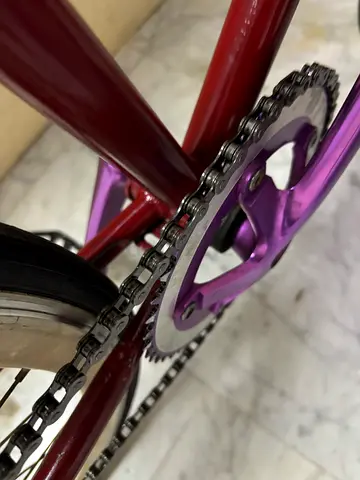 Used SingleSpeed/fixieBike Crankset with Chain and Sprocket new repaint new crankset and brake set